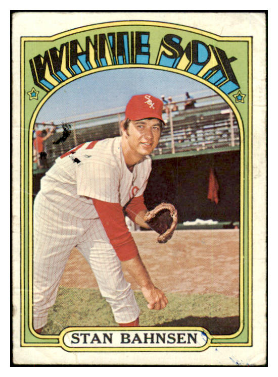 1972 Topps Baseball #662 Stan Bahnsen White Sox GD-VG 452541