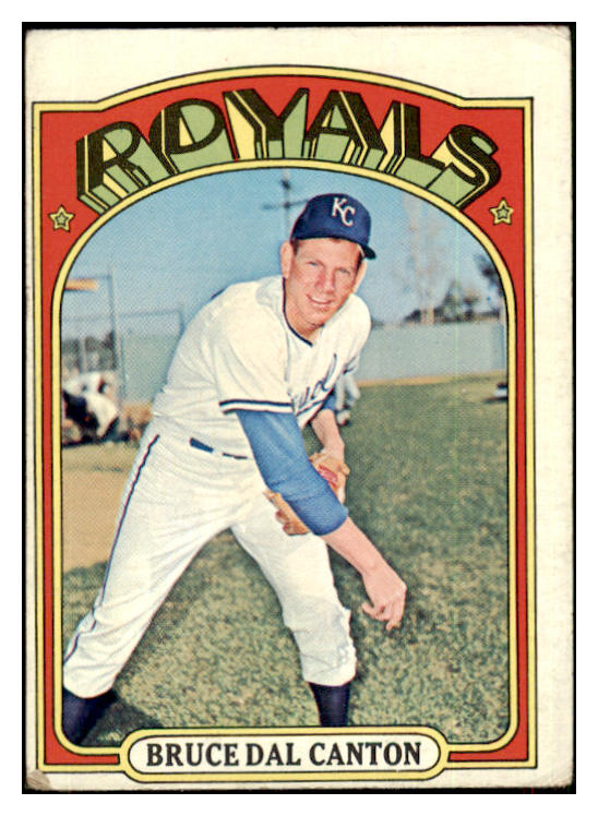1972 Topps Baseball #717 Bruce Dal Canton Royals GD-VG 452549