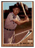 1962 Topps Baseball #073 Nellie Fox White Sox VG-EX 452576