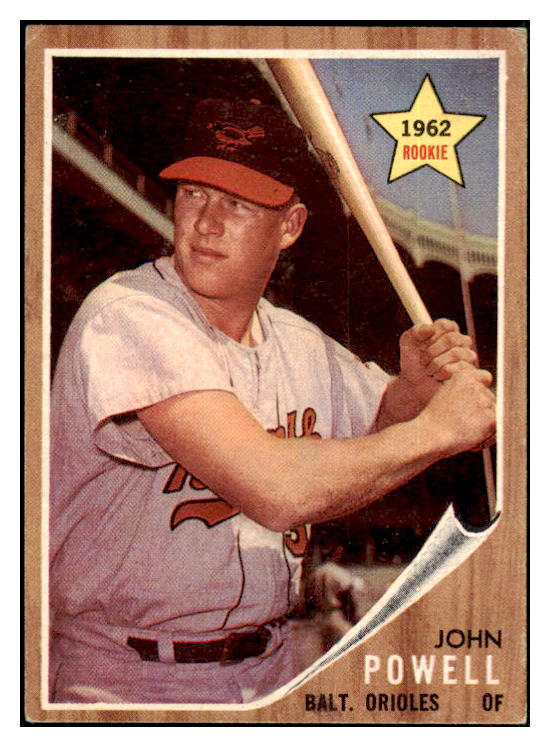 1962 Topps Baseball #099 Boog Powell Orioles EX 452577