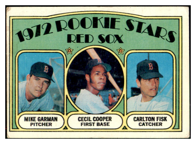 1972 Topps Baseball #079 Carlton Fisk Red Sox VG-EX 452602