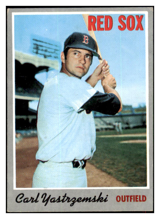1970 Topps Baseball #010 Carl Yastrzemski Red Sox EX 452647
