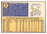 1970 Topps Baseball #010 Carl Yastrzemski Red Sox EX 452647