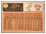 1966 Topps Baseball #533 Jerry Adair Orioles EX 452698