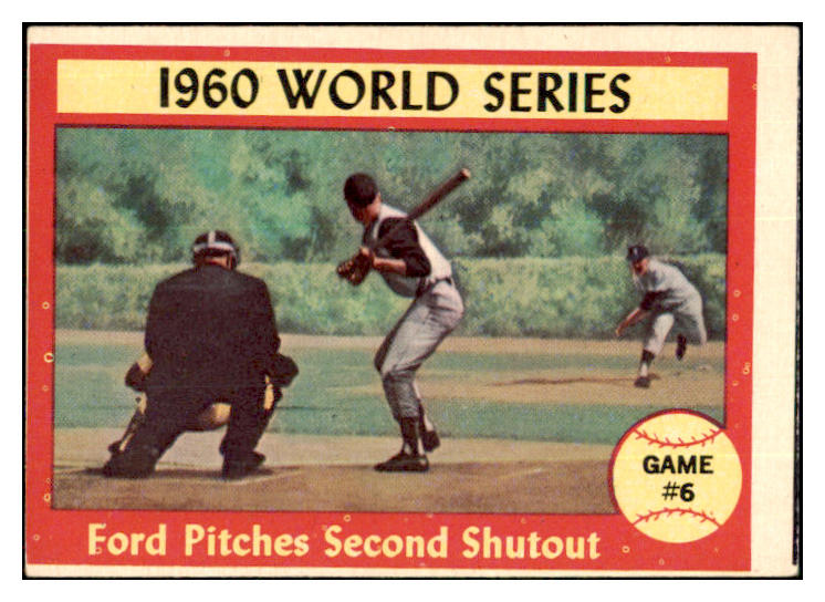 1961 Topps Baseball #311 World Series Game 6 Whitey Ford GD-VG 452706