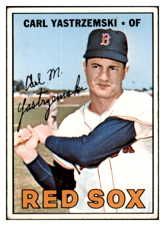 1967 Topps Baseball #355 Carl Yastrzemski Red Sox VG-EX 452732