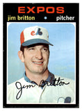 1971 Topps Baseball #699 Jim Britton Expos EX 452822