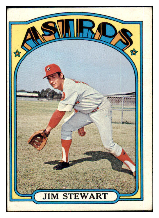 1972 Topps Baseball #747 Jim Stewart Astros EX 452832