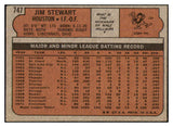 1972 Topps Baseball #747 Jim Stewart Astros EX 452832