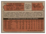 1972 Topps Baseball #774 Luis Alvarado White Sox EX 452850