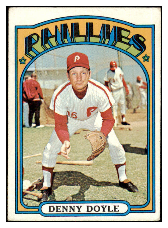 1972 Topps Baseball #768 Denny Doyle Phillies EX 452857