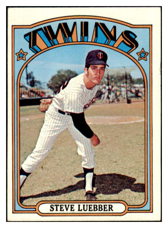 1972 Topps Baseball #678 Steve Luebber Twins EX-MT 452863