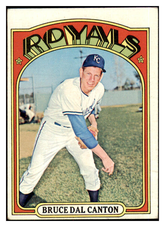1972 Topps Baseball #717 Bruce Dal Canton Royals EX-MT 452864