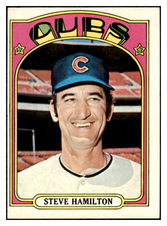 1972 Topps Baseball #766 Steve Hamilton Cubs EX-MT 452865