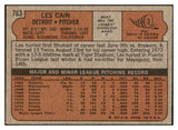 1972 Topps Baseball #783 Les Cain Tigers EX-MT 452880