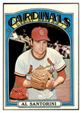 1972 Topps Baseball #723 Al Santorini Cardinals EX-MT 452884