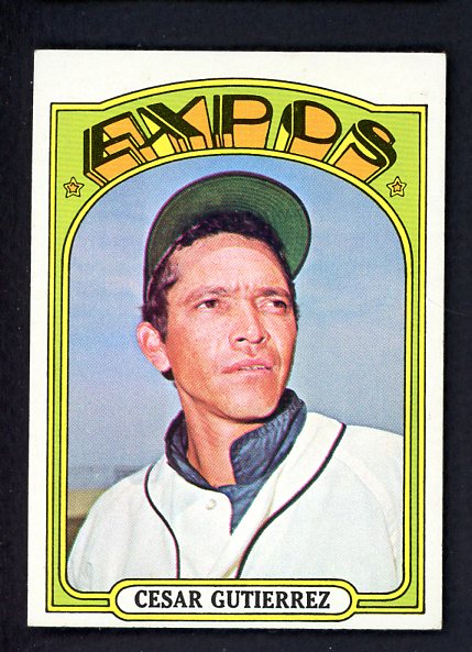1972 Topps Baseball #743 Cesar Gutierrez Expos NR-MT 452889