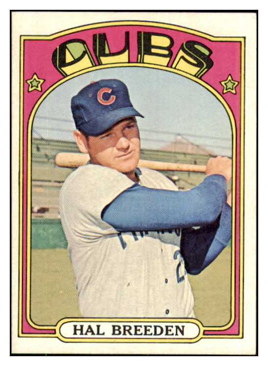 1972 Topps Baseball #684 Hal Breeden Cubs NR-MT 452914