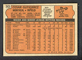 1972 Topps Baseball #743 Cesar Gutierrez Expos NR-MT 452915
