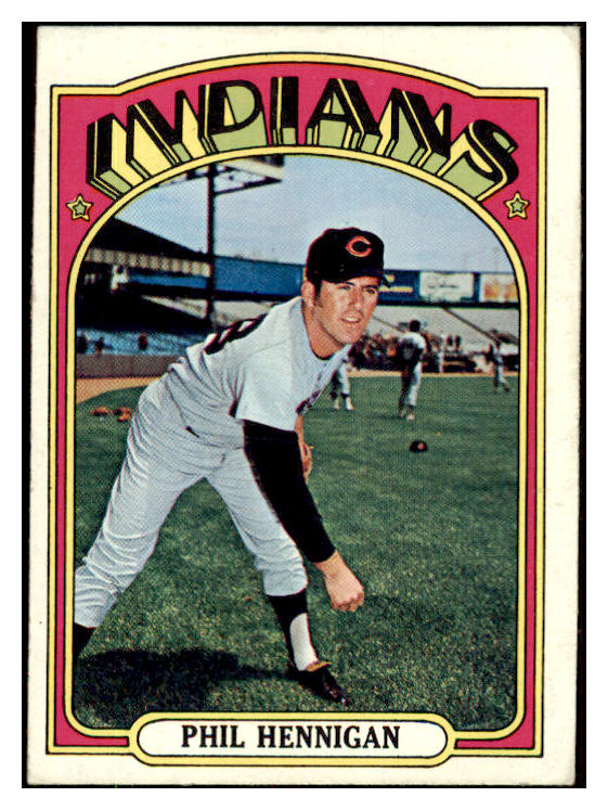 1972 Topps Baseball #748 Phil Hennigan Indians NR-MT 452919
