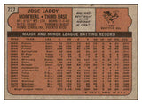 1972 Topps Baseball #727 Jose Laboy Expos NR-MT 452923