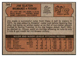 1972 Topps Baseball #744 Jim Slaton Brewers VG-EX 452929