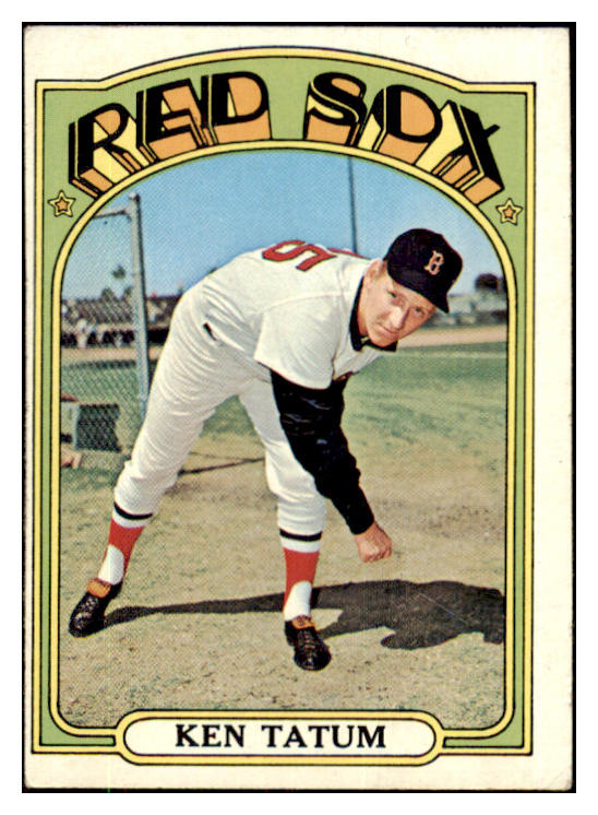 1972 Topps Baseball #772 Ken Tatum Red Sox VG-EX 452931