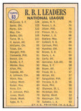 1970 Topps Baseball #063 N.L. RBI Leaders Willie McCovey EX 453001