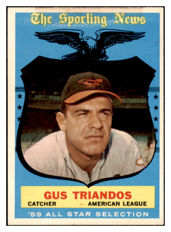 1959 Topps Baseball #568 Gus Triandos A.S. Orioles EX-MT 453013