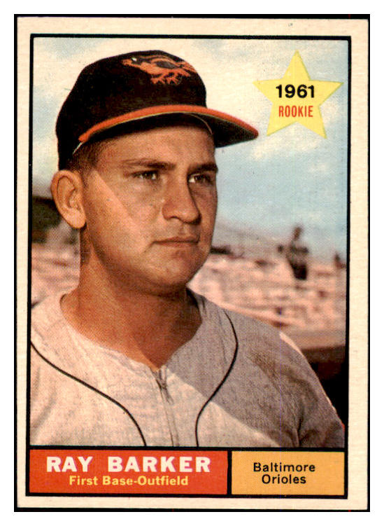 1961 Topps Baseball #428 Ray Berker Orioles EX-MT 453016
