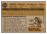 1960 Topps Baseball #510 Jerry Staley White Sox NR-MT 453023