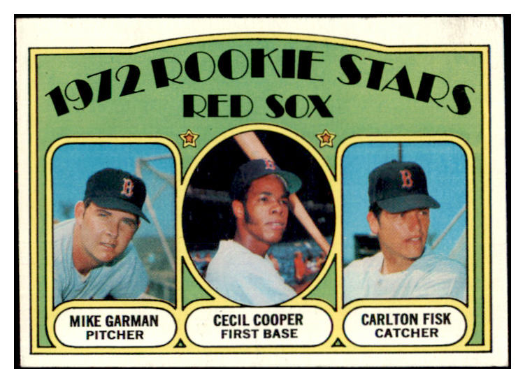 1972 Topps Baseball #079 Carlton Fisk Red Sox EX-MT 453031