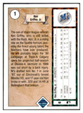 1989 Upper Deck #001 Ken Griffey Jr Mariners EX-MT 453034