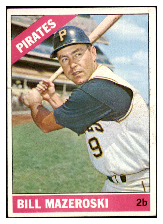 1966 Topps Baseball #210 Bill Mazeroski Pirates EX 453037