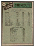 1979 Topps Baseball #417 Nolan Ryan Walter Johnson NR-MT 453057