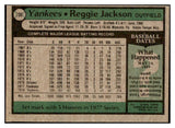 1979 Topps Baseball #700 Reggie Jackson Yankees EX-MT 453062