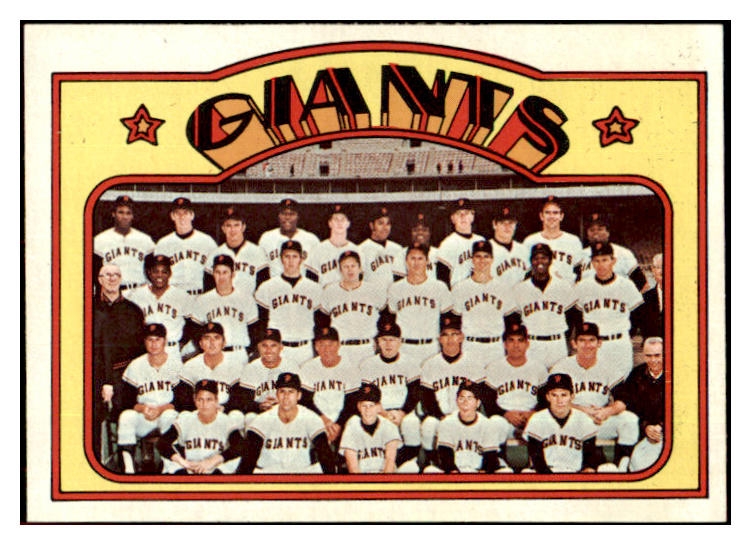 1972 Topps Baseball #771 San Francisco Giants Team NR-MT 453078