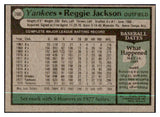 1979 Topps Baseball #700 Reggie Jackson Yankees NR-MT 453102