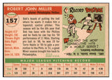 1955 Topps Baseball #157 Bob Miller Phillies NR-MT 453134