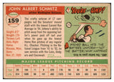 1955 Topps Baseball #159 Johnny Schmitz Senators VG-EX 453138