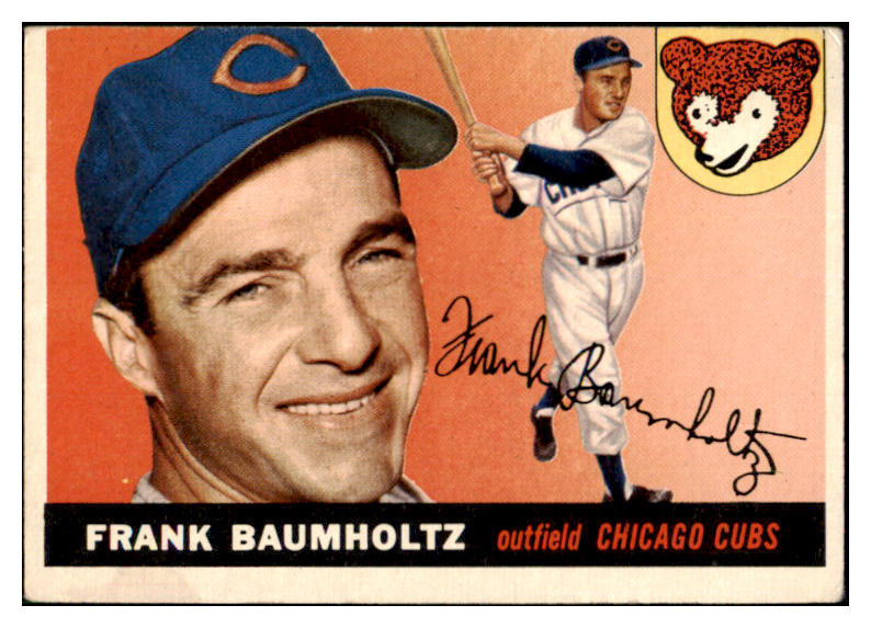 1955 Topps Baseball #172 Frank Baumholtz Cubs VG-EX 453225