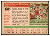 1955 Topps Baseball #162 Joe Coleman Orioles VG 453233