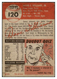1953 Topps Baseball #120 Davey Williams Giants FR-GD 453256