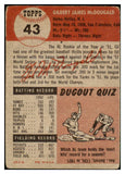 1953 Topps Baseball #043 Gil McDougald Yankees Good 453258