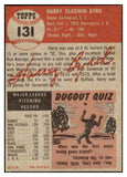 1953 Topps Baseball #131 Harry Byrd A's GD-VG 453341