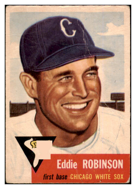 1953 Topps Baseball #073 Eddie Robinson White Sox FR-GD 453357