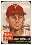 1953 Topps Baseball #079 Johnny Wyrostek Phillies FR-GD 453359