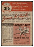 1953 Topps Baseball #216 Jim Hughes Dodgers FR-GD 453362