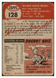 1953 Topps Baseball #128 Wilmer Mizell Cardinals GD-VG 453405