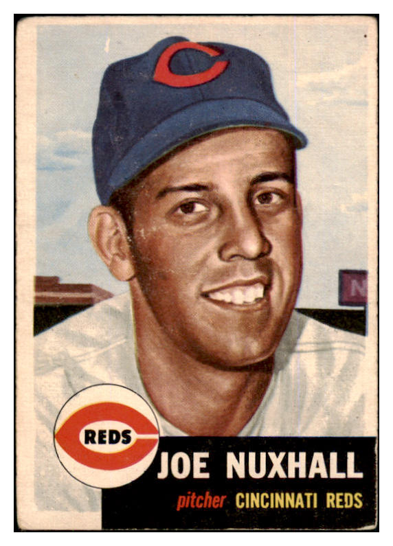 1953 Topps Baseball #105 Joe Nuxhall Reds VG-EX 453445